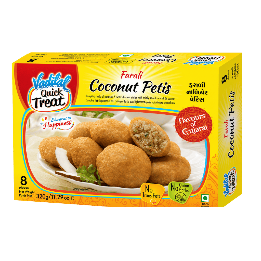 Vadilal Farali Coconut Petis 320 g/8 pcs buy online USA - 1